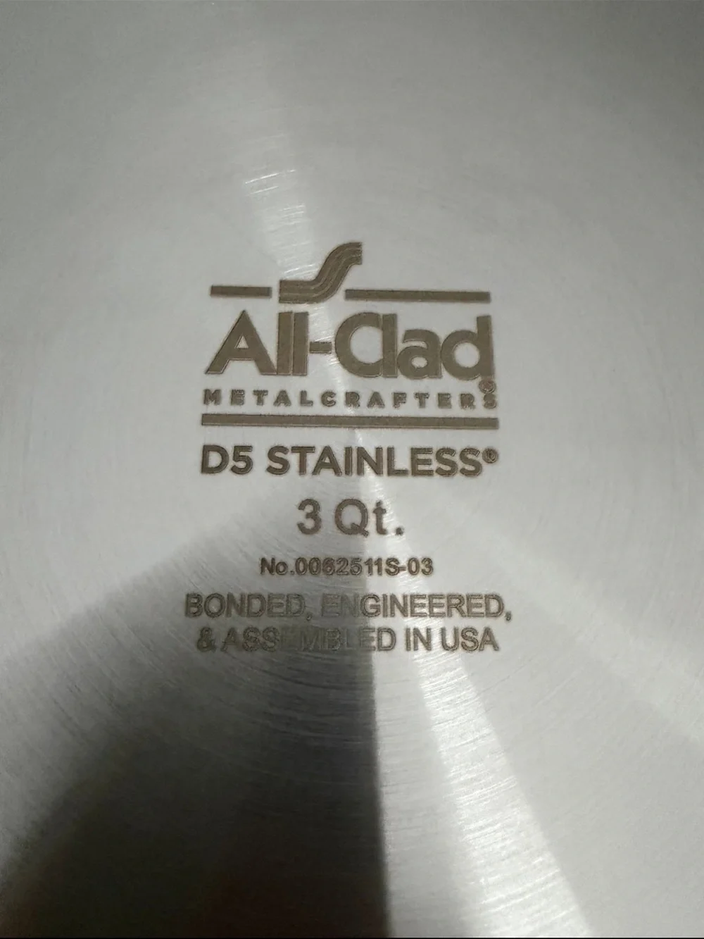 All-Clad D5® 3-quart Stainless Steel Nonstick Saute Pan & Lid Brand New Box